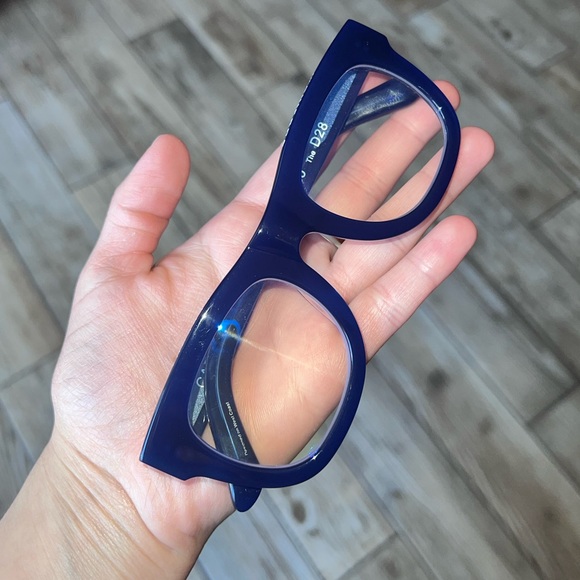 Royal Blue Caddis Eyeglasses 1.00 - Picture 5 of 6